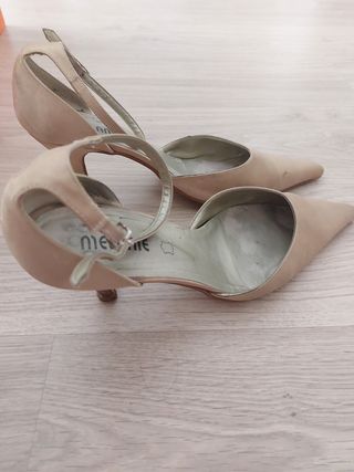 Tacones Melanie beige n.39