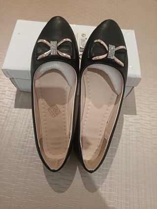Ballerinas negras mujer -talle 40