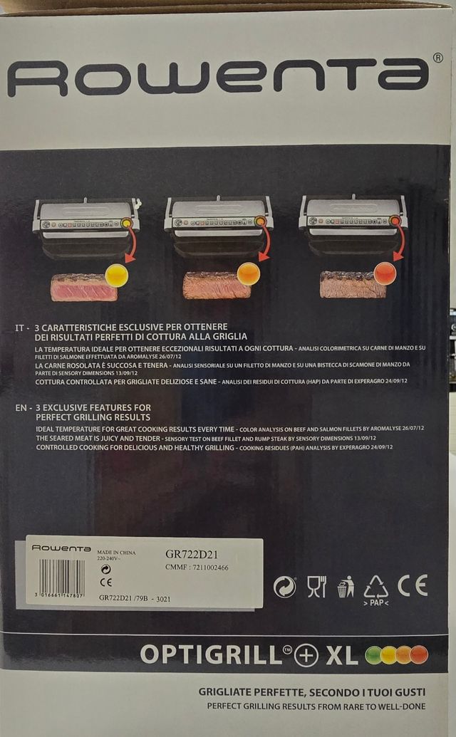 Rowenta OptiGrill XL Griglia Elettrica