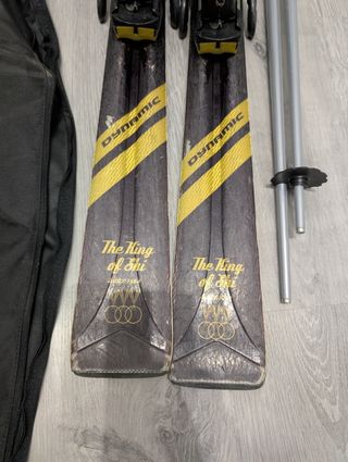 Esquís Dynastar King of Ski (160cm) + Bastones