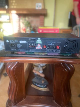 Equipo sonido SPL 1000 + 2 altavoces Wmax