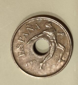 2 Monedas 25 Ptas. España 1990-92 olimpiadas
