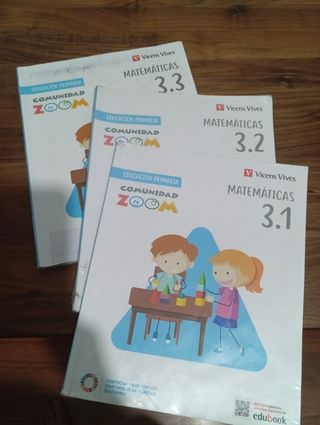 LIBROS VICENS VIVES 3 PRIMARIA. Lengua, mate, cono