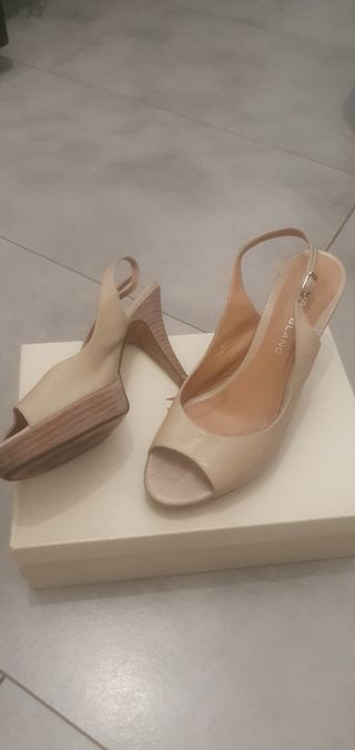 Zapatos AURA BLANC beige