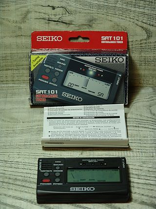 Afinador Seiko SAT101 Guitarra/Bajo