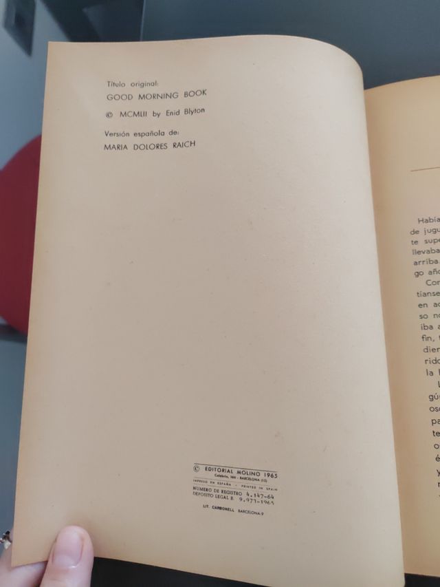 El libro de los buenos dias