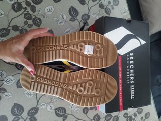 Zapatillas Skechers Street - Azul y Amarillo