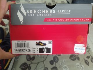Zapatillas Skechers Street - Azul y Amarillo