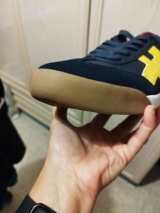 Zapatillas Skechers Street - Azul y Amarillo