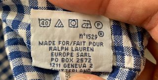Camisa de cuadros Polo Ralph Lauren Talla M 