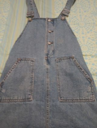 Vestido vaquero tipo peto Gocco XS (Talla 34-16