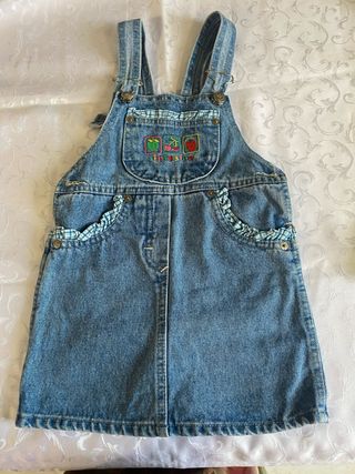 Salopette Jeans Bimba 4 Anni