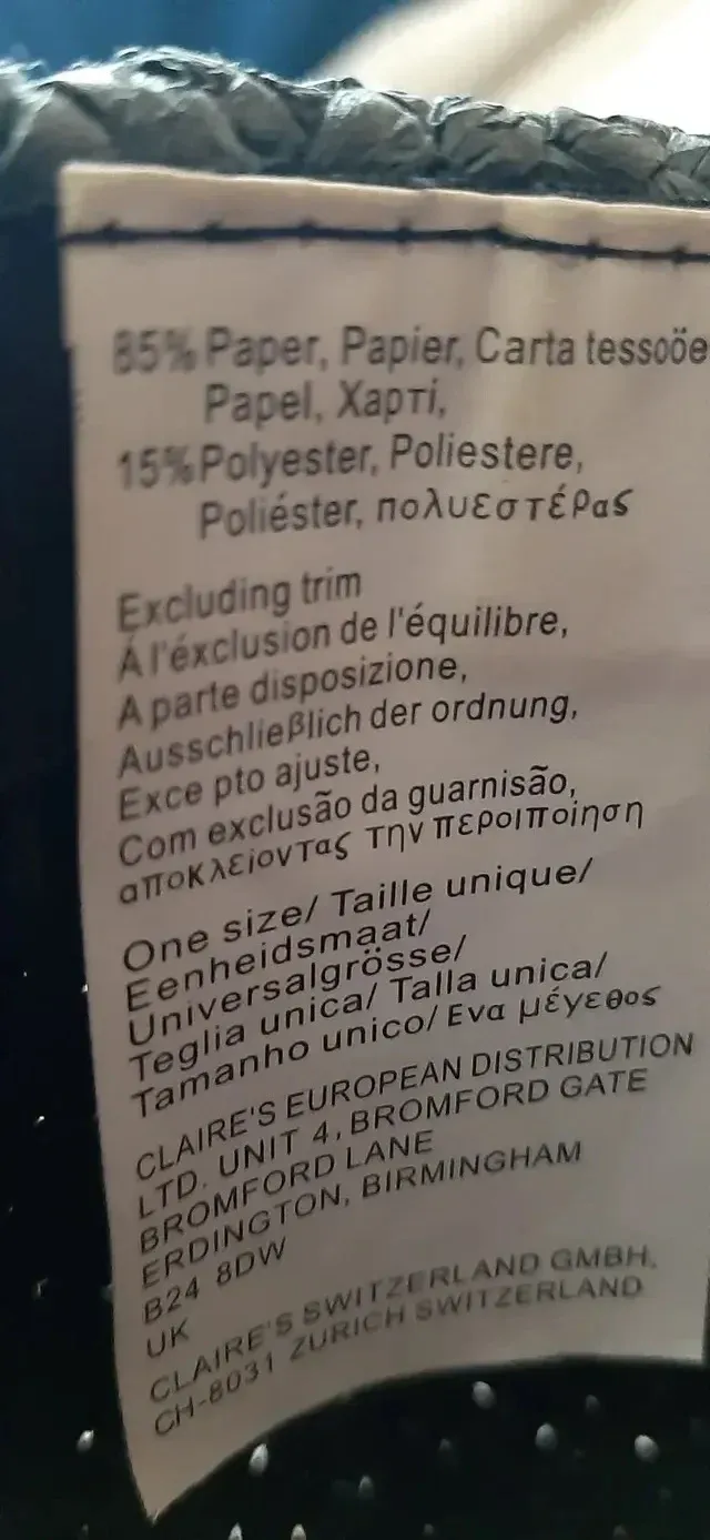 OFFERTA!! Cappello da festa nero