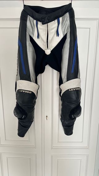 Traje moto cuero Levior L&T