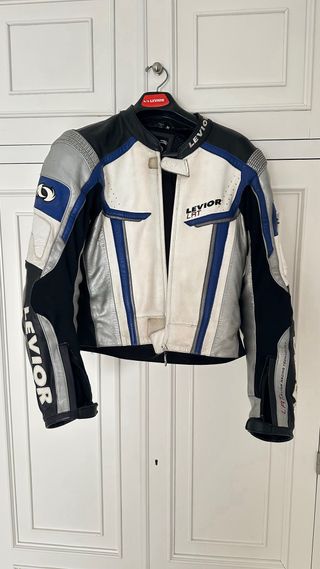 Traje moto cuero Levior L&T
