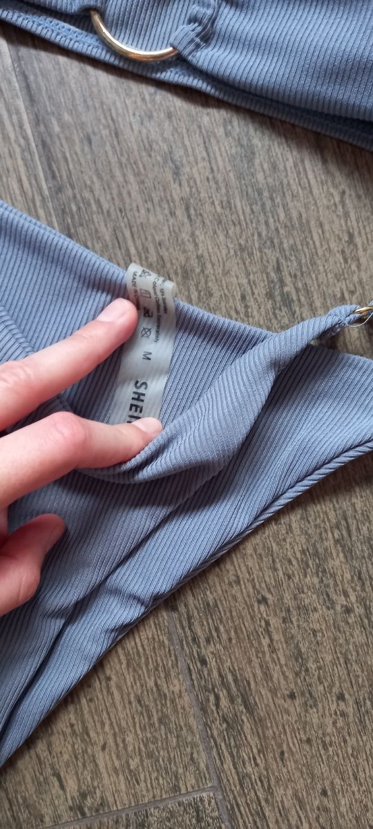 Bañador Shein gris azulado - Talla M