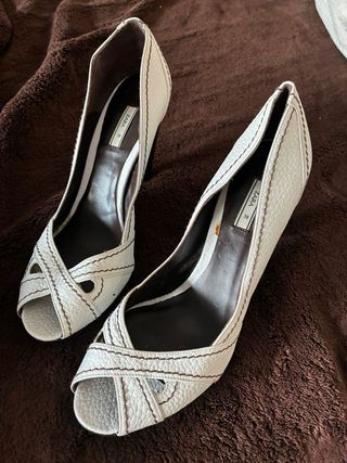 Zapatos Zara blancos -talla 39 - a estrenar