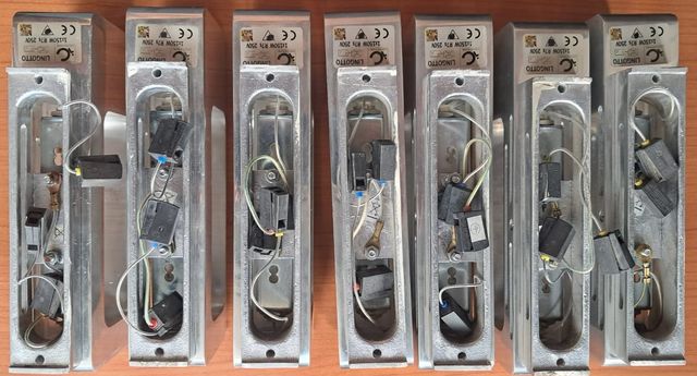 7 Applique Lampade Lingotto - Metalliche