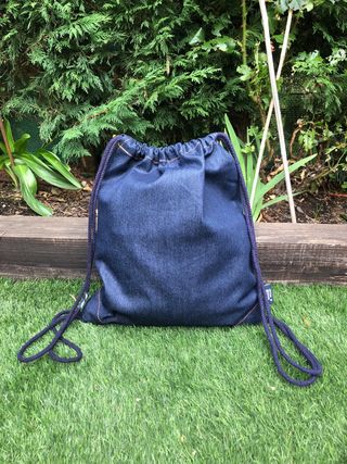 Mochila vaquera de cuerdas para chica, mujer