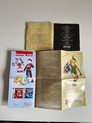 Manuales Zelda: A Link to the Past & Four Swords