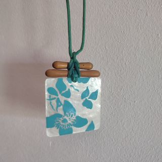 Colgante nácar turquesa