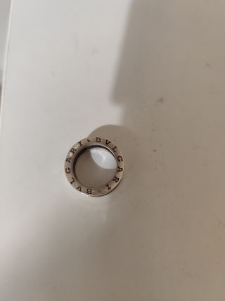 Anillo Bvlgari plata, talla 14