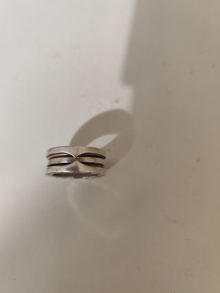 Anillo Bvlgari plata, talla 14