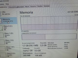Ordenador de sobremesa +teclado +ratón 