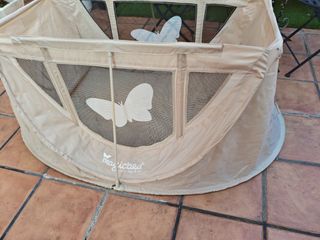 Minicuna Magibed plegable beige