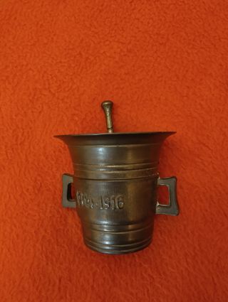 Mortero bronce 1914-1916