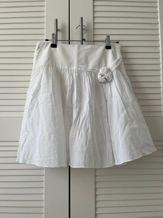 Falda blanca Promod S - 36