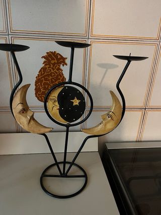 Portcandele sole e lune | Ferro