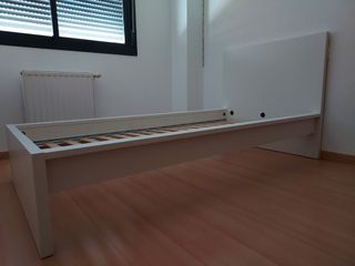 Cama Ikea MALM+Somier LURÖY 90x200