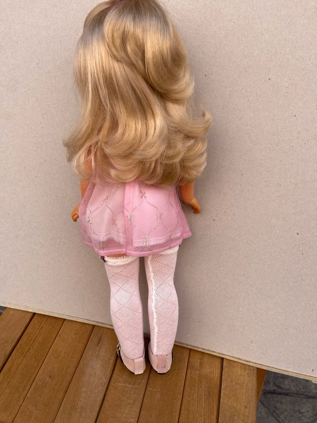 Muñeca Nancy PRESENTACION CONJUNTO ROSA ORIGINAL