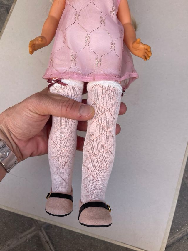 Muñeca Nancy PRESENTACION CONJUNTO ROSA ORIGINAL