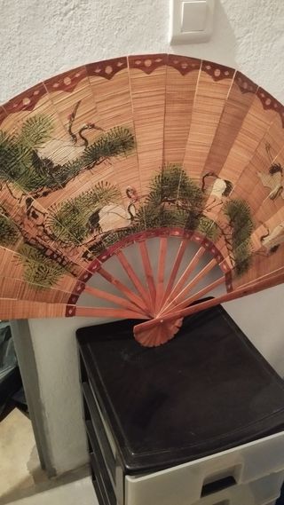 Abanico Chino pintado a mano