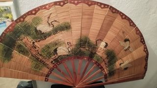 Abanico Chino pintado a mano