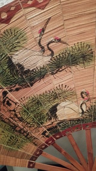 Abanico Chino pintado a mano