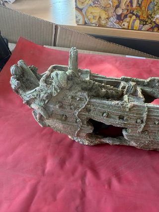 Barco pecio acuario decoración