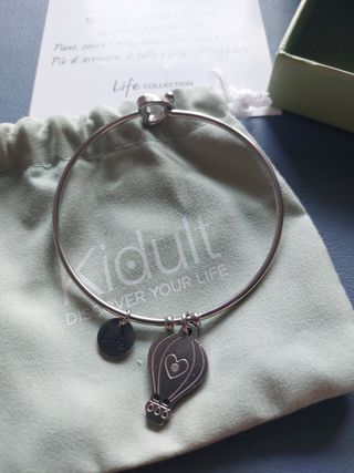 Pulsera Kidult Globo Plata