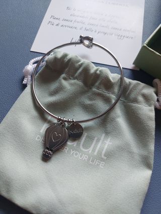 Pulsera Kidult Globo Plata