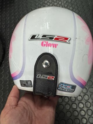 Cascos Jet Glow y Love LS2 talla XS niña/niño