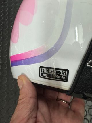 Cascos Jet Glow y Love LS2 talla XS niña/niño