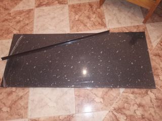 Encimera cocina negra - piedra
