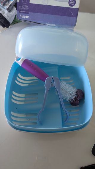 Esterilizador microondas de biberones