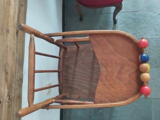 Trona antigua madera infantil