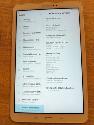 Tablets Samsung Galaxy Tab A 2016 Blanca