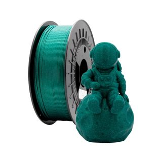 Filamento PLA Glitter Verde 1kg 1.75mm