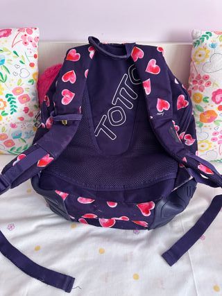 Mochila Totto corazones