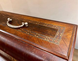 Antigua tapadera deco de máquina de coser Gritzner